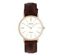 OOZOO Vintage Brown/White watch C9836 (32 mm)