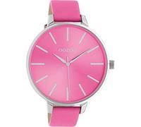 Oozoo Vintage Women's Watch with 16 mm Leather Strap Analogue Women's Watch in Round