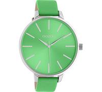 Oozoo Vintage Women's Watch with 16 mm Leather Strap Analogue Women's Watch in Round