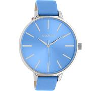 Oozoo Vintage Women's Watch with 16 mm Leather Strap Analogue Women's Watch in Round