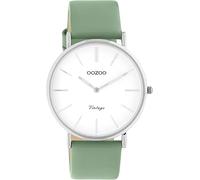 Oozoo Vintage Women's Watch - Women's Watch with 20 mm Leather Strap - Analogue Women's Watch in Round