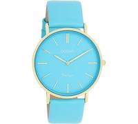 Oozoo Vintage Women's Watch - Women's Watch with 20 mm Leather Strap - Analogue Women's Watch in Round