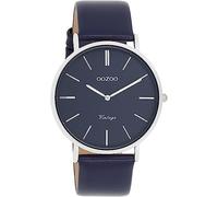 Oozoo Vintage Women's Watch - Women's Watch with 20 mm Leather Strap - Analogue Women's Watch in Round