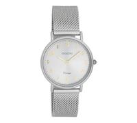 Oozoo Vintage Women's Watch | Women's Watch with Mesh Strap | Modern Watch for Women | Elegant Analogue Women's Watch in Round C20345_C20349_Parent (32 mm Case), lightgrey, Bracelet