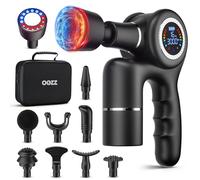 OOZZ Massage Gun with Heat and Cold, Massager for Muscle Recovery, Heated Massager, Force Sensor, Dual Battery Packs, Body Massage Gun with Carry Case for Workout Muscle Pain Relief, OZ-3631