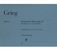 グリーグ: ノルウェー舞曲 Op.35/ピアノ連弾版/原典版/Steen-Nokleberg & Heinemann編/Steen-Nokleberg運指/ヘンレ社
