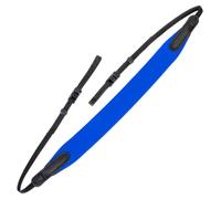 OP/TECH USA E-Z Comfort Neoprene Neck Strap - Lightweight, Padded, Adjustable Strap for DSLR, Mirrorless & Binoculars (Ocean Blue) - Made in USA