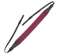 OP/TECH USA E-Z Comfort Neoprene Neck Strap - Lightweight, Padded, Adjustable Strap for DSLR, Mirrorless & Binoculars (Cabernet) - Made in USA