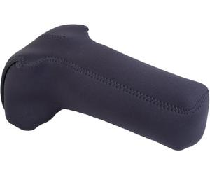 OP/TECH USA Soft Pouch - Compact digital camera case, lightweight accessories pouch, sleek neoprene sleeve for DSLR, perfect for backpacks & travel - durable protection in style D-PRO Tele| Black