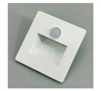 Opaeroo Motion Sensor Stair Lights 3W 3000K Recessed LED Step Light Indoor Stair Step Wall Lamp Staircase Bedroom Decoration White