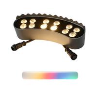 Opaeroo Ring Lights for Tree Roots Uplighting, Low Voltage Outdoor Landscape Lighting Kit, Ip65 Garden Decoration Lights, 12w 24v Wired Led Spotlight for Trees and Buildings WarmWhite 1light