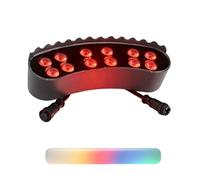 Opaeroo Tree & Building Led Spotlight, 12w 24v Hardwired Low Voltage Ring Lights for Root Uplighting, Ip65 Outdoor Landscape Lighting Kit, Energy-efficient Garden Decoration red 1light