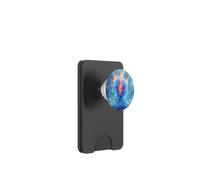 Opal Art Mystic Icey Blue Flames PopSockets PopWallet for MagSafe