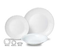 OPAL DINNER SET FOR 6 PEOPLE 18 PIECES KINGHOFF KH-1875