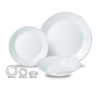 OPAL DINNER SET FOR 6 PEOPLE 18 PIECES KINGHOFF KH-1877