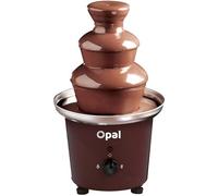 Opal Extra Large 900ml Stainless Steel Chocolate Fountain Fondue Set, 320mm high, Extra-Large Size Electric 3-Tier Machine with Hot Melting Pot Base (OCF11)