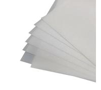 Opal Frosted Cast Milky Double-Sided Matte PS Diffuser Sheet Plate for LED Lighting - Customizable sizes(250x300x2mm)