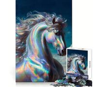 Opal Horse Portrait Jigsaw Puzzles for Adults1000 Pieces Mind Puzzle Cozy Relax Image Assembly (50x75cm)