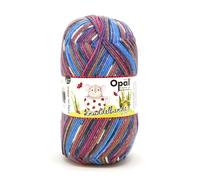 Opal Knuddelbande (420m) 6-Ply Yarn - Wool-Blend, for Knitting Warm Socks with a Unique Colour Patterns, 11325, 1 x 150g