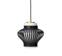 Opal Lamella Pendant Black Noir