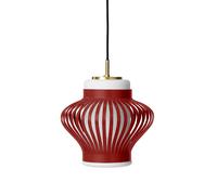 Opal Lamella Pendant Dark Red