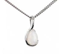 Opal Pendant Pear Ojewellery White One Size