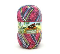 Opal Regenwald 19 (420m) 6-Ply Yarn - Wool-Blend, for Knitting Warm Socks with a Unique Colour Patterns, 11341, 1 x 150g
