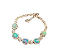 Opal The Best Gift for Your loved wife 925 silver jewelry OPal Bracelet