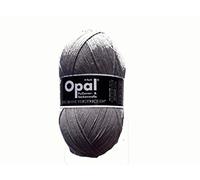 Opal Uni (425m) 4-Ply Yarn - Wool-Blend, Bright Solid Colours Yarn for Warm Socks and Sweaters, 5193 Mittelgrau, 1 x 100g