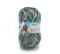 Opal Wirbelwind (425m) 4-Ply Yarn - Wool-Blend, for Knitting Warm Socks with Unique Colour Patterns, 11475, 1 x 100g