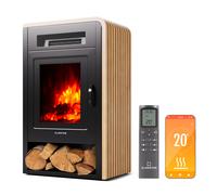 Opala Smart 1800W 49cm Free Standing Electric Fire Black