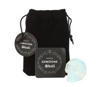 Something Different Wholesale Opalite Crystal Skull - Love, Hope, and Generosity Stone | Palm-sized Desk Accessory Crystal