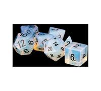 Opalite DND Dice Set, Mystic Mines, Full-Sized 16mm Polyhedral Dice Set, Dungeons and Dragons Role Playing dice by Fanroll