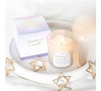 Opalite Lavender & Patchouli Manifestation Candle. Spiritual Healing Gift