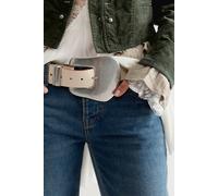 Opalite Leather Belt at Free People in Mineral, Size: M/L - female