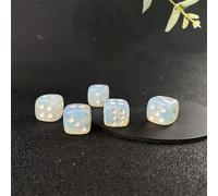 Opalite Quartz Hand Carved Dice Quartz Crystal gift 2PCS