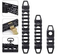 Opaltool 3pcs Aluminum Compatible Keymod Picatinny Rail 3-Slot 7-Slot 11-Slot Keymod Picatinny Rail Section Accessories for Keymod System