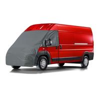 Opaltool 420D Motorhome Windscreen Cover for Fiat Ducato X250/290 2006-2024 | Peugeot Boxer Citroen Relay 2006-2024, Campervan Motorhome External Front Windscreen Cover with 10 Bandage and Magnets