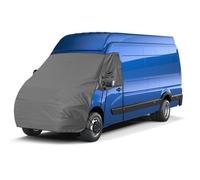 Opaltool Campervan Windscreen Cover External for Renault Master Nissan NV400 Interstar Vauxhall Movano, 420D Motorhome Windscreen Cover Windshield Cover with 10 Bandage and Magnets