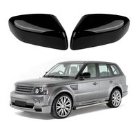 Opaltool Car Door Wing Mirror Cover Fit for Land Rover Range Rover Sport Discovery 4/LR4 Freelander 2/LR2, Car Rearview Mirror Shells Side Wing Mirror Cover Cap (Black)