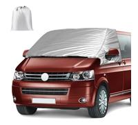 Opaltool External Thermal Windscreen Cover for VW Transporter T5, Luxury Front Windscreen Wrap Cover, Foldable Thermal Windscreen Cover Silver Wrap Black Out Screen Campervan