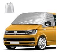 Opaltool External Thermal Windscreen Cover for VW Transporter T6, Luxury Front Windscreen Wrap Cover, Foldable Thermal Windscreen Cover Silver Wrap Black Out Screen Campervan