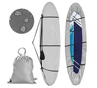 Opaltool Kayak Canoe Cover, 420D Waterproof Kayak Storage Cover with Bandages and Shoulder Straps, UV Protection Sunblock Shield Dust Cover for Fishing Boat/Kayak/Canoe/Paddle Board