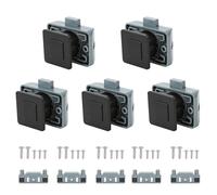 Opaltool Metal Square Push Button Cabinet Locks | Keyless Door Lock for Caravan Motorhome Camper Van Boat Cupboard Door