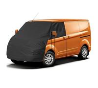 Opaltool Motorhome Windscreen Cover for Ford Transit MPV 2014 Onwards, 420D Waterproof External Front Windscreen Cover with Bandage and Magnets