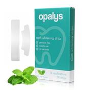 Opalys Professional Teeth Whitening Strips 28 Strips | Safe for Enamel | Non-Sensitive Teeth Whitening | Vegan | Gentle Without Any Harm | Fresh Mint Flavour