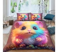 OPANZYYDE Mouse Duvet Cover Sets 3 PCS Hotel Quality Quilt Cover Bedding Set Bed Covers with Pillowcases with Zipper Closure Hypoallergenic Soft Breathable Microfiber King（220x240cm）