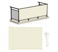 Opaque Balcony Cover Wind & UV Pction for Railing Weatherproof Fence & Garden Shield Ideal for Patios Pools and Outdoor Spaces