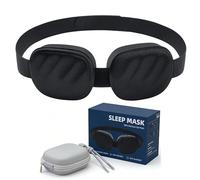 Opaque Contoured 3D Shading Eye Cover Maskes - Adjustable Elastic Strap, Breathable Silk Padding, Padded Memory Foam | Ergonomic Design Ensures Total Darkness Depth Performance Enhancing Comfort Acces