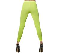 Fancy Dress Neon Footless Tights Green